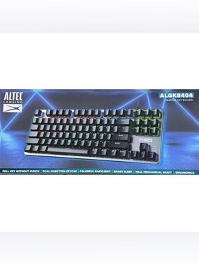 Altec Lansing ALGK8404 RGB Backlit Gaming Keyboard - Black